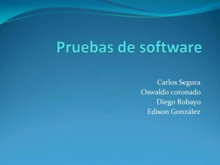 Pruebas de software