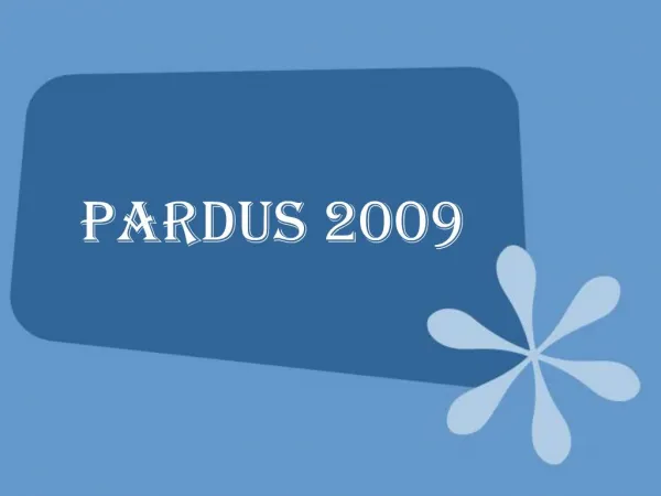 PARDUS 2009