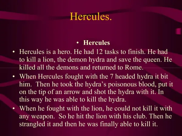 Hercules.