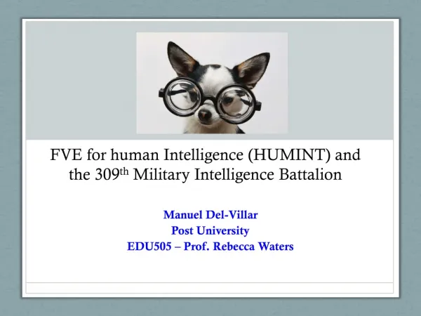 Manuel Del-Villar Post University EDU505 – Prof. Rebecca Waters