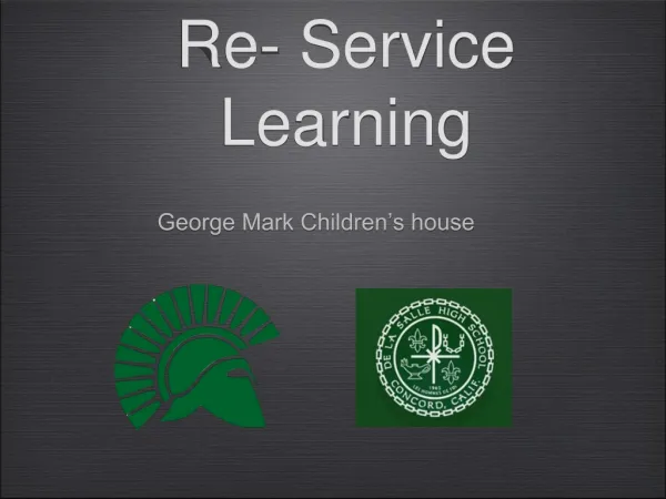 Re- Service Learning