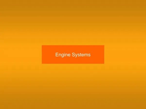 Engine Systems