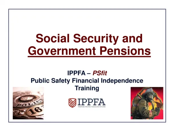 Social Security and Government Pensions
