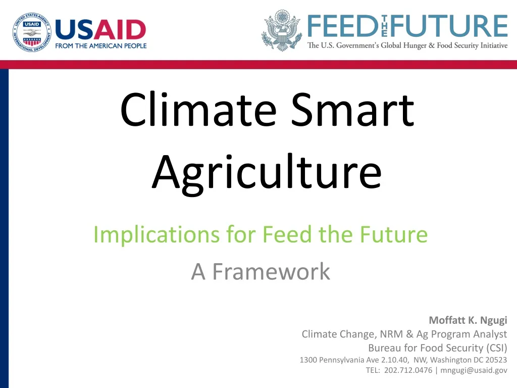 climate smart agriculture