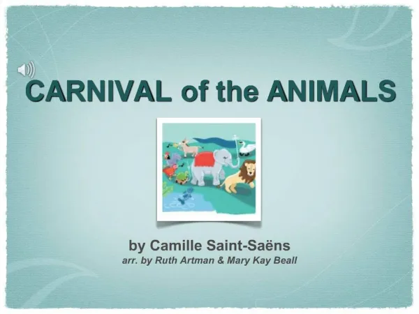 CARNIVAL of the ANIMALS