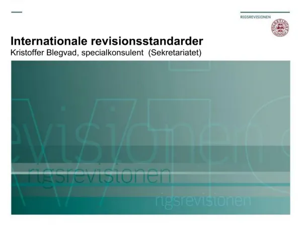 Internationale revisionsstandarder