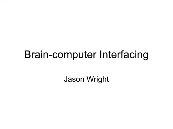 Brain-computer Interfacing