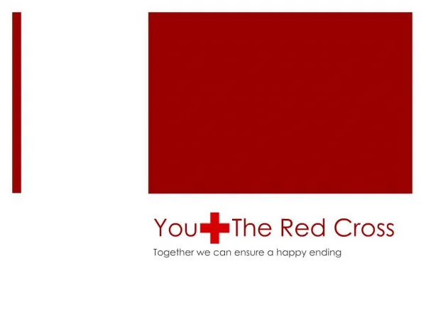 You The Red Cross