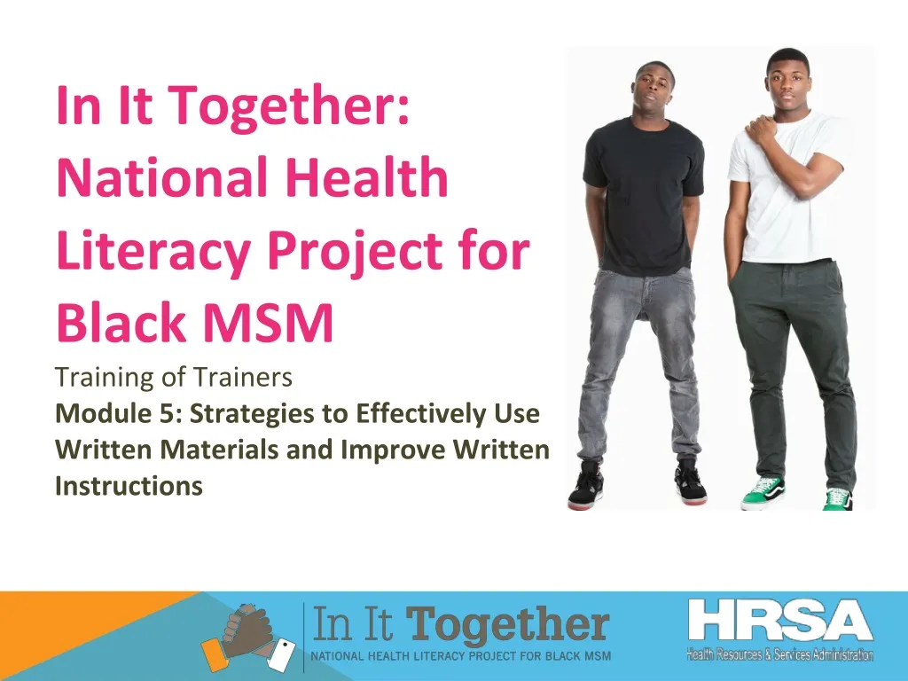 in it together national health literacy project