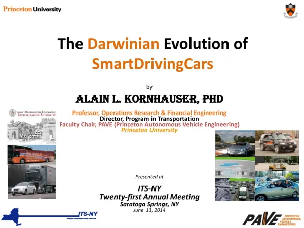 The Darwinian Evolution of SmartDrivingCar s