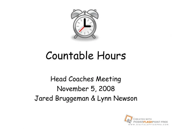 Countable Hours