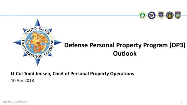 Defense Personal Property Program (DP3) Outlook