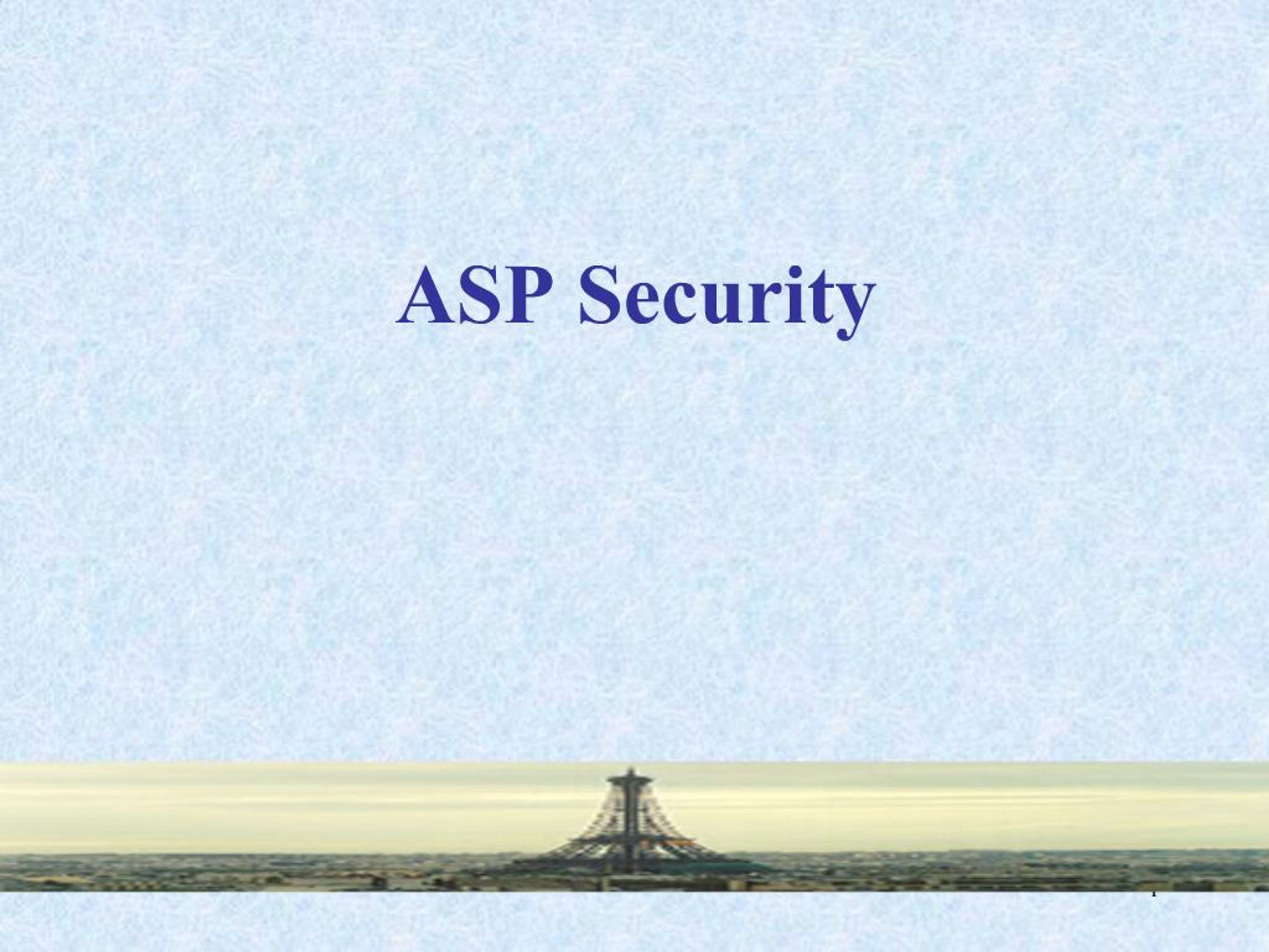 PPT - ASP Security PowerPoint Presentation, free download - ID:1047015