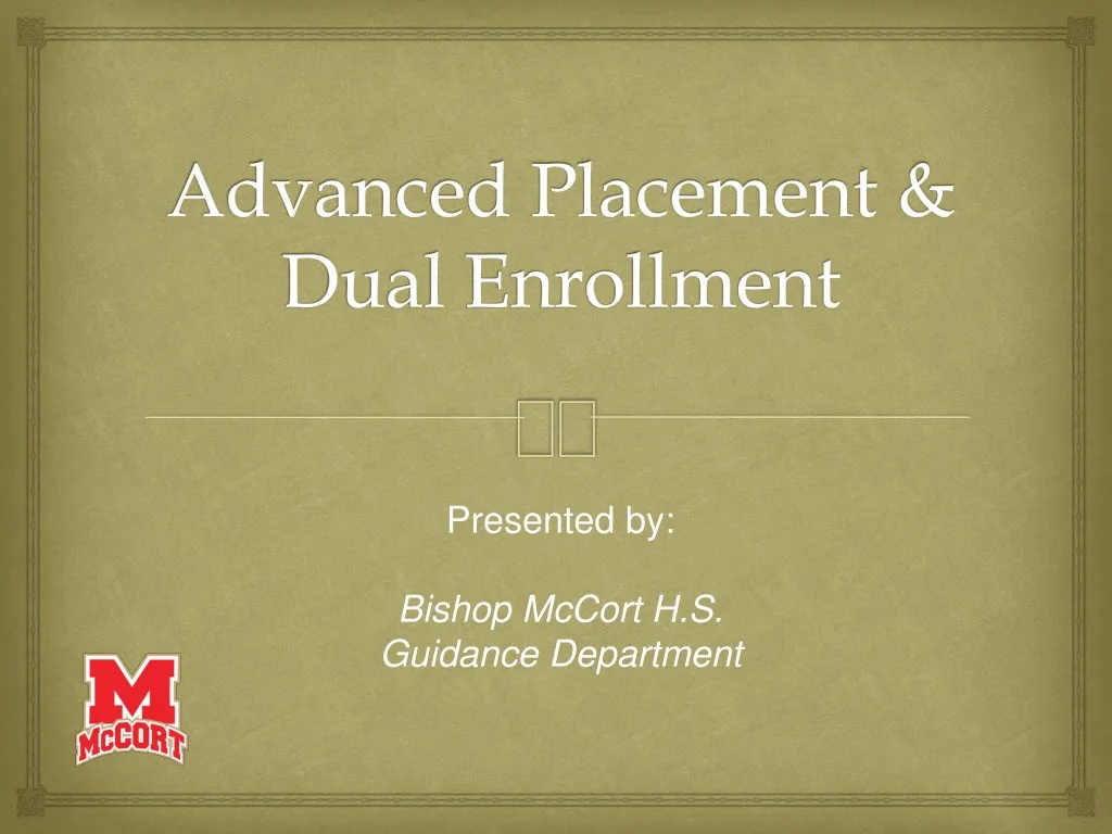 advanced placement dual enrollment