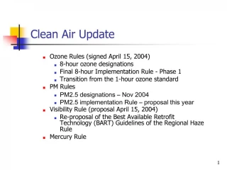 Clean Air Update - slide 1