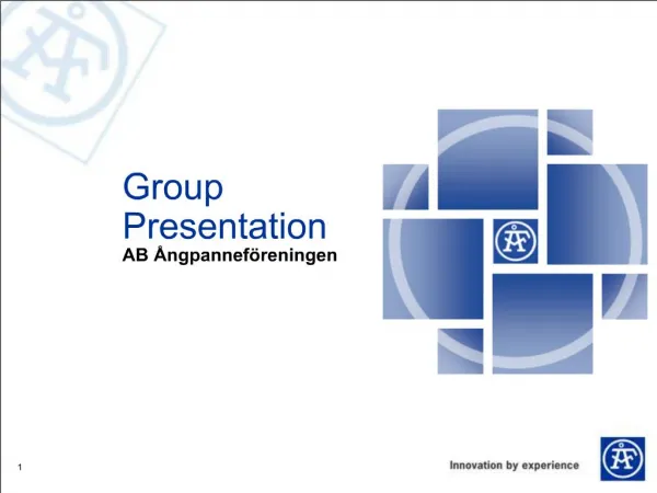 Group Presentation AB ngpannef reningen