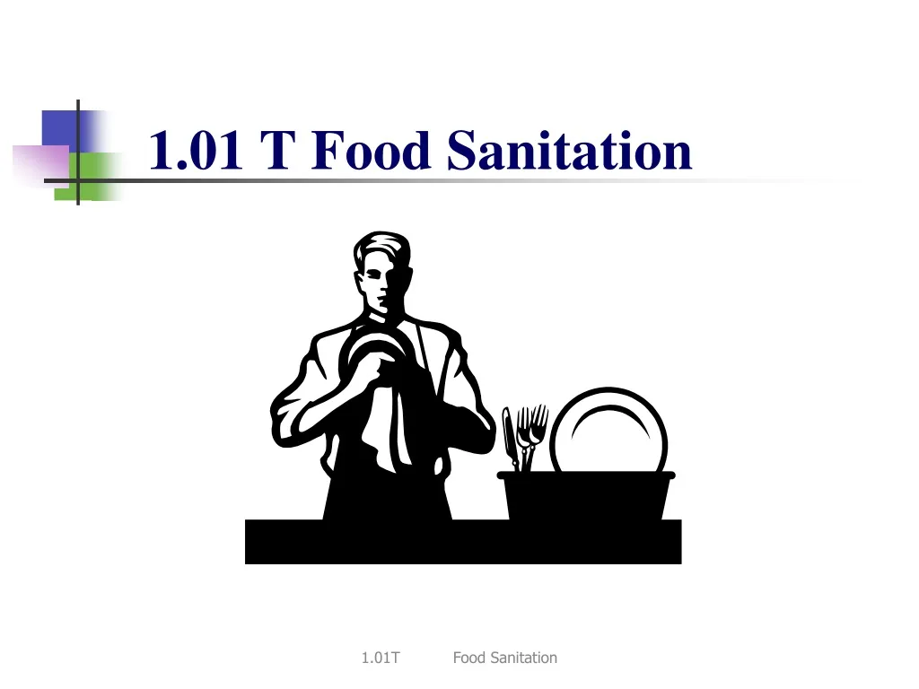 1 01 t food sanitation