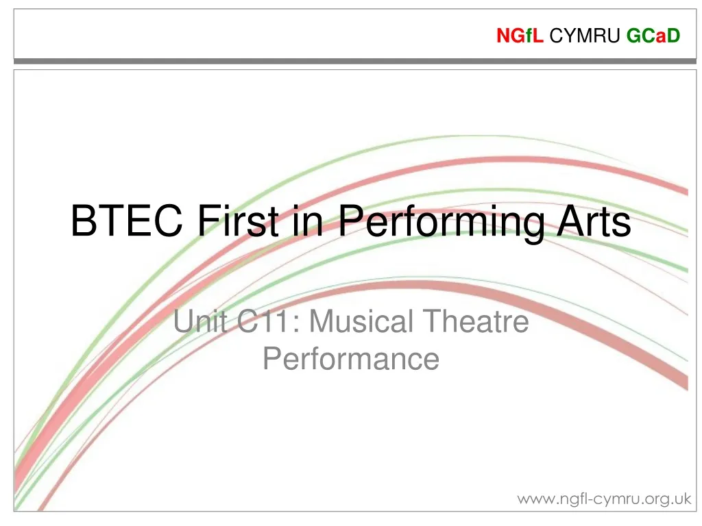 btec first in performing arts