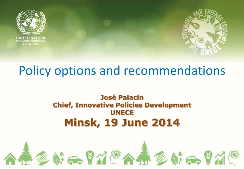 policy options and recommendations