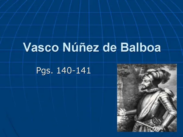 Vasco N ez de Balboa