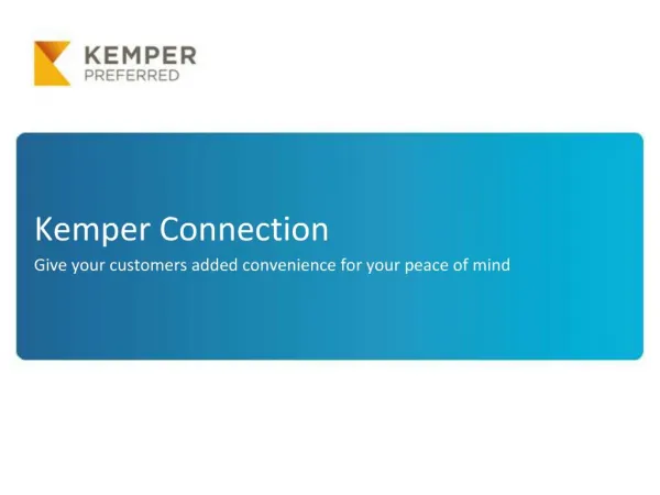 Kemper Connection