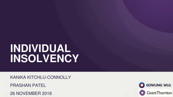 Individual insolvency