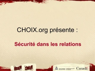 CHOIX pr sente : - slide 1