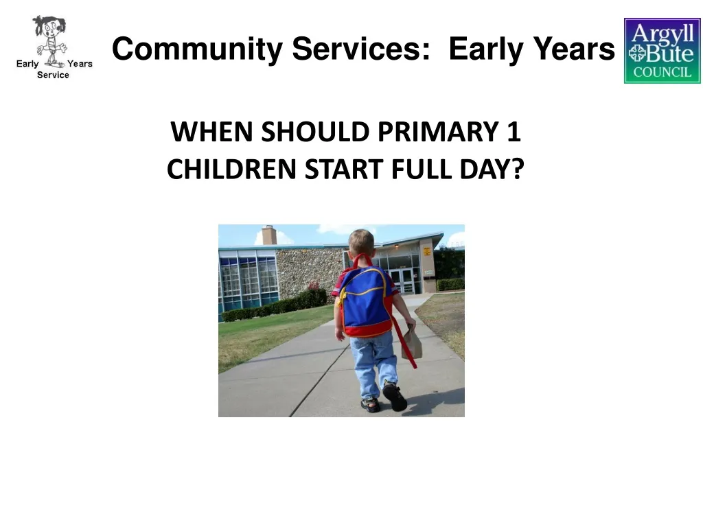 community services early years