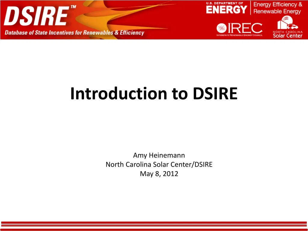 introduction to dsire