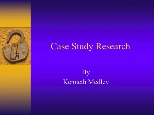 Case Study Research