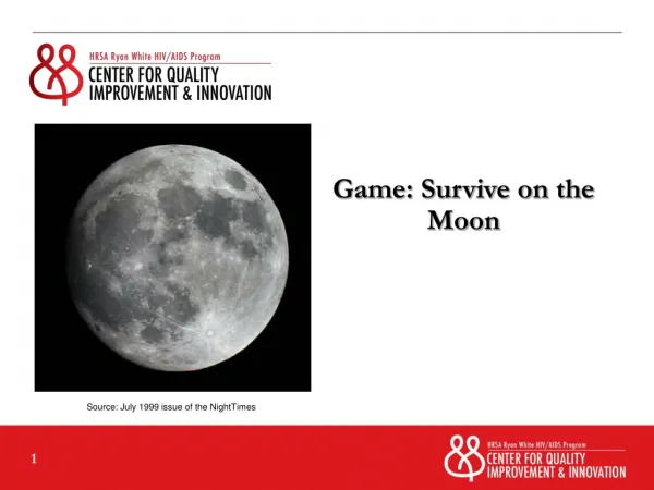 Game: Survive on the Moon