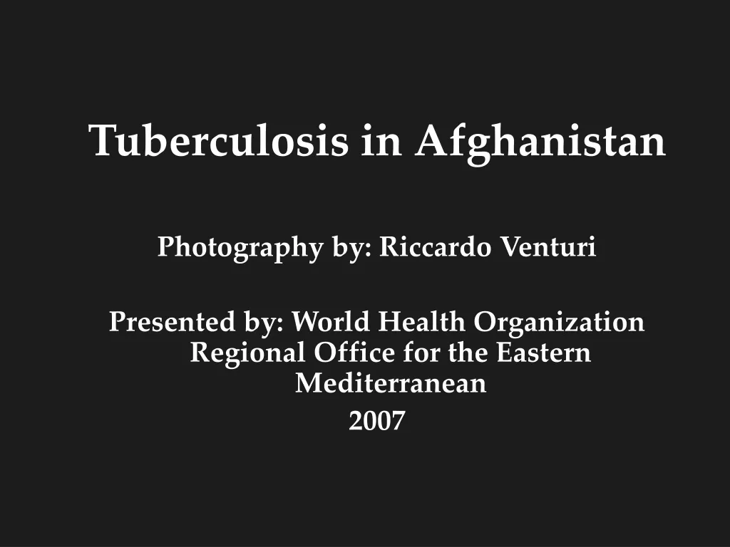 tuberculosis in afghanistan photography