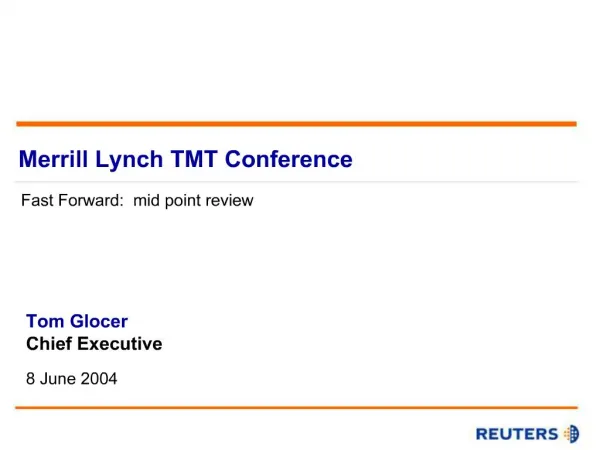Merrill Lynch TMT Conference