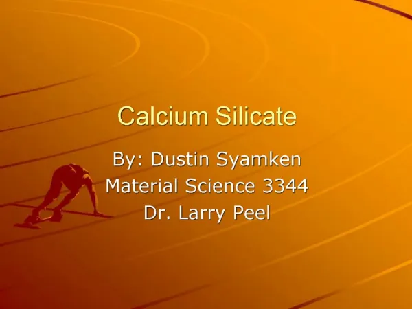 Calcium Silicate