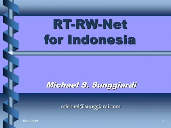 RT-RW-Net for Indonesia