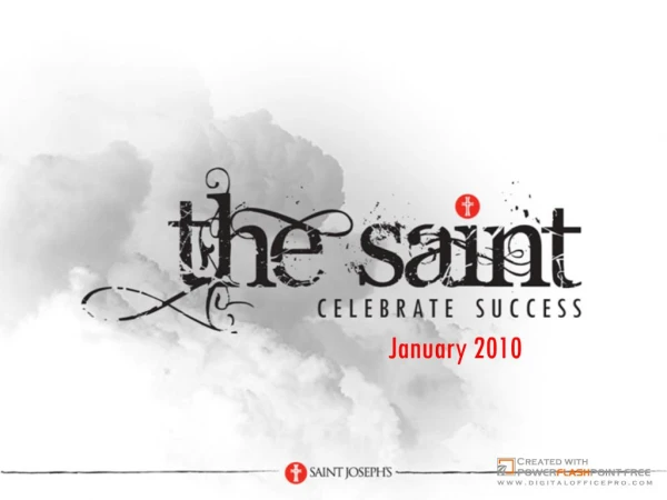 The Saint - January | Celebrate Success