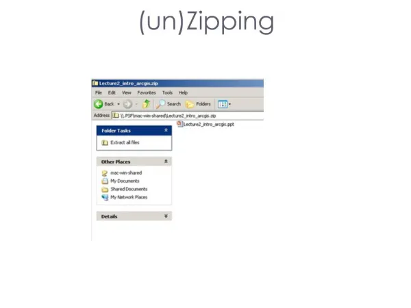 UnZipping