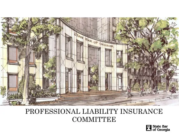 PROFESSIONAL LIABILITY INSURANCE COMMITTEE