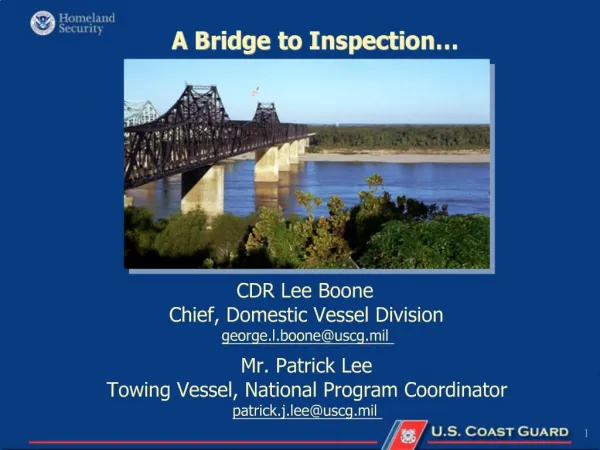 A Bridge to Inspection