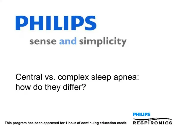Central vs. complex sleep apnea: how do they differ