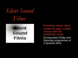 Silent Sound Films