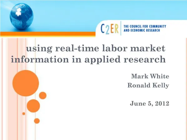 Using real-time labor market information in applied research