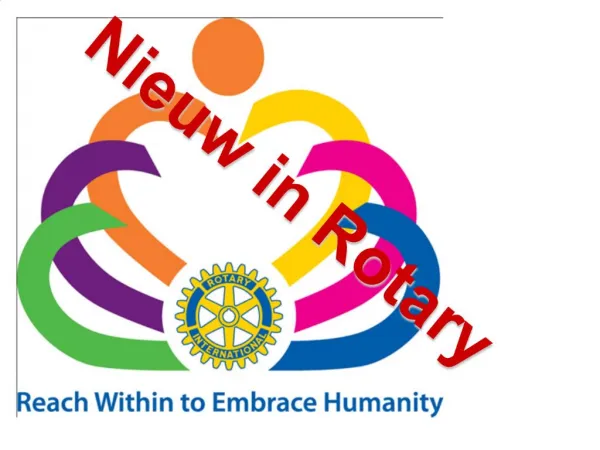 Nieuw in Rotary