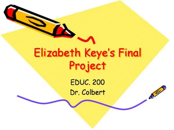 Elizabeth Keye s Final Project