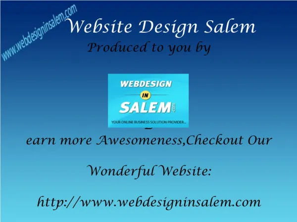 Web Design Salem