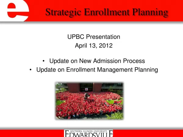 Strategic Enrollment Planning
