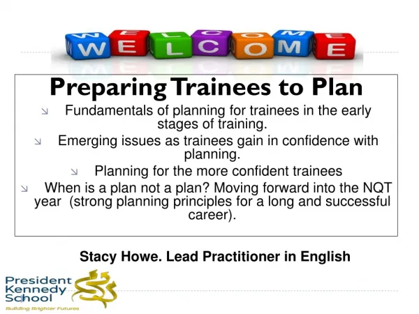 Stacy Howe. Lead Practitioner in English