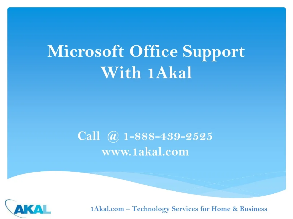 microsoft office support with 1akal