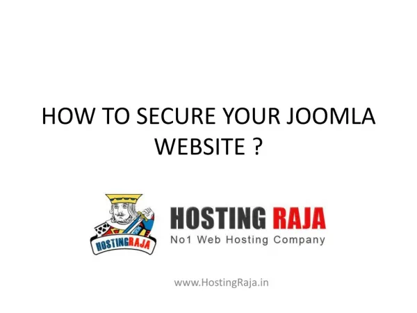 How to Secure Your Joomla Website?