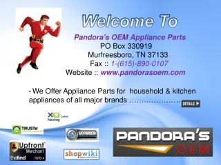 Home Appliances Repairing Parts seller muffesboro